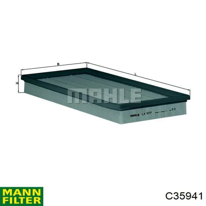 Купить C35941 Mann-Filter Автомобильный фильтр воздуха