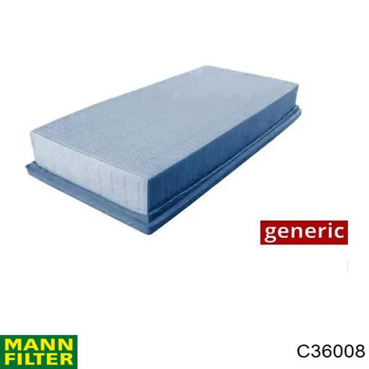 Элемент воздушного фильтра Mann-Filter C36008 цена, от 34.91 USD