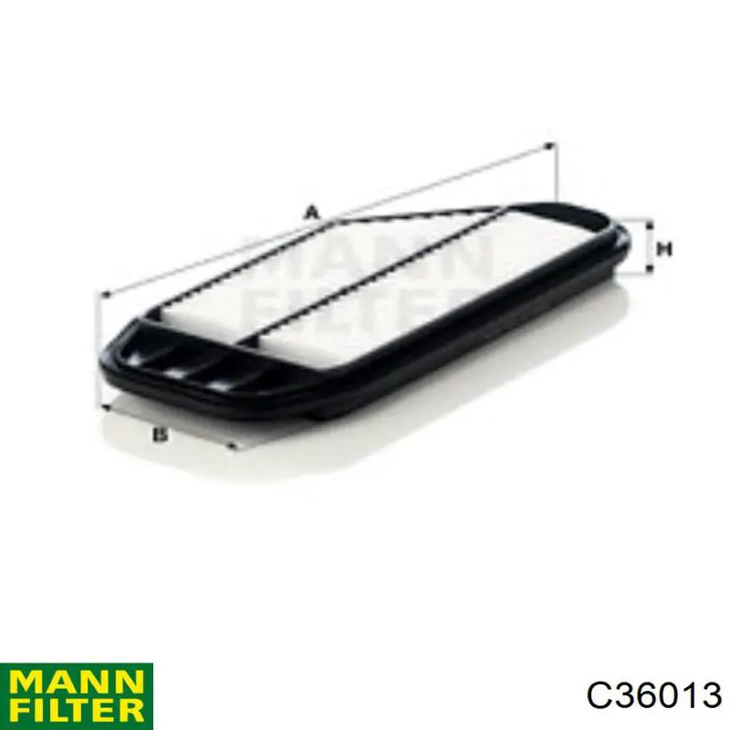 C36013 Mann-Filter воздушный фильтр