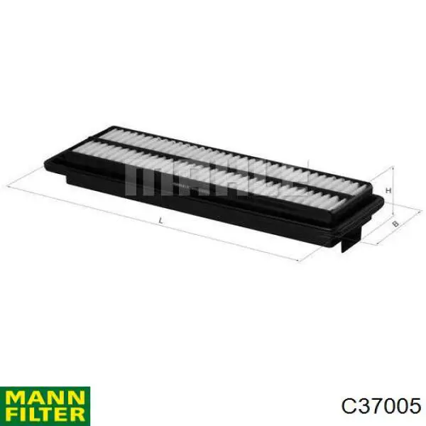 C37005 Mann-Filter воздушный фильтр