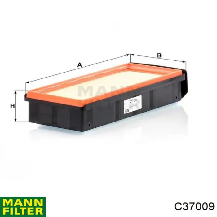 Filtro de aire C37009 Mann-Filter