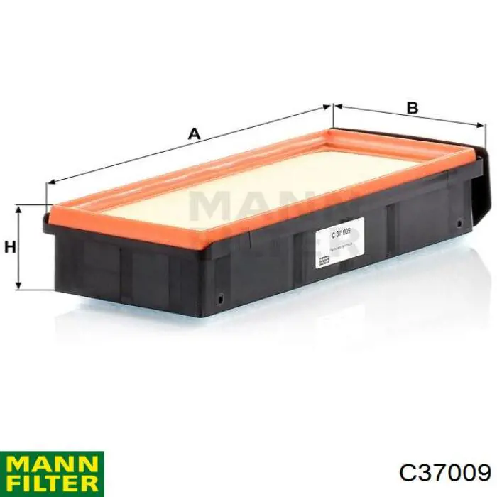 C37009 Mann-Filter filtro de ar
