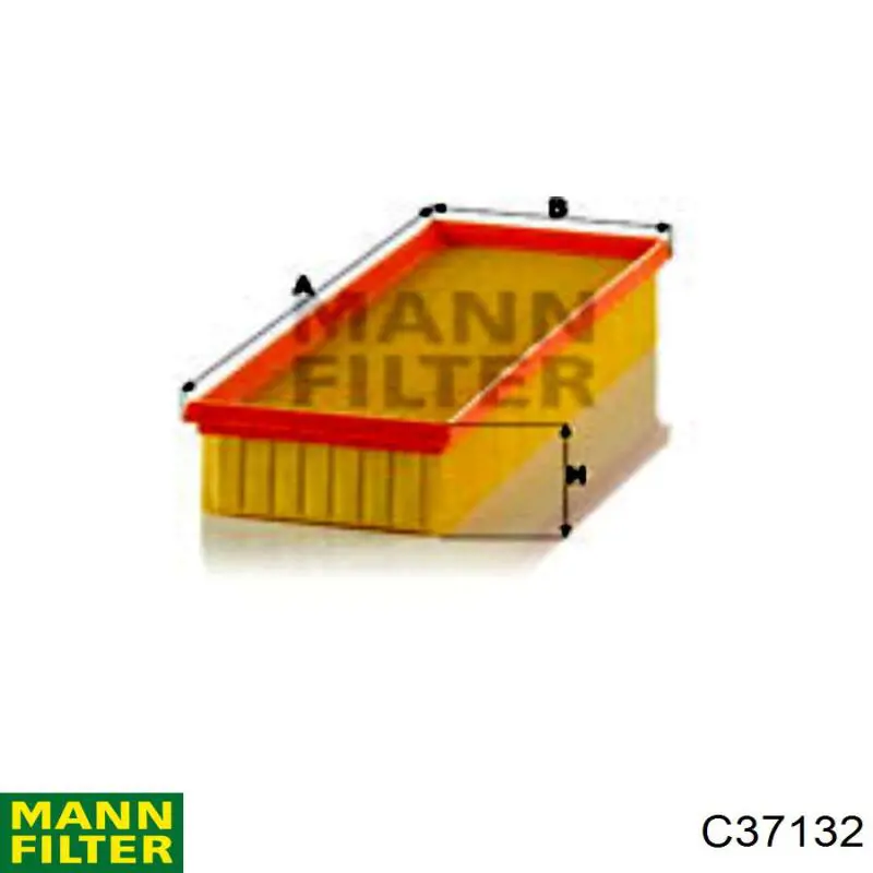 C 37 132 Mann-Filter воздушный фильтр