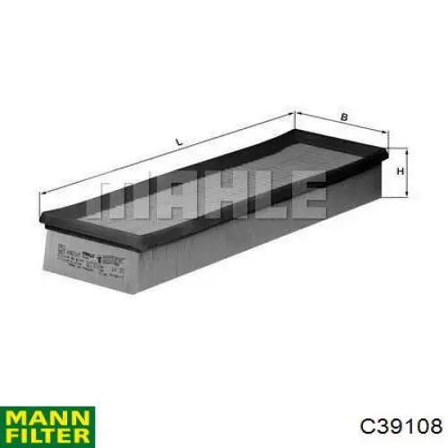 C39108 Mann-Filter воздушный фильтр