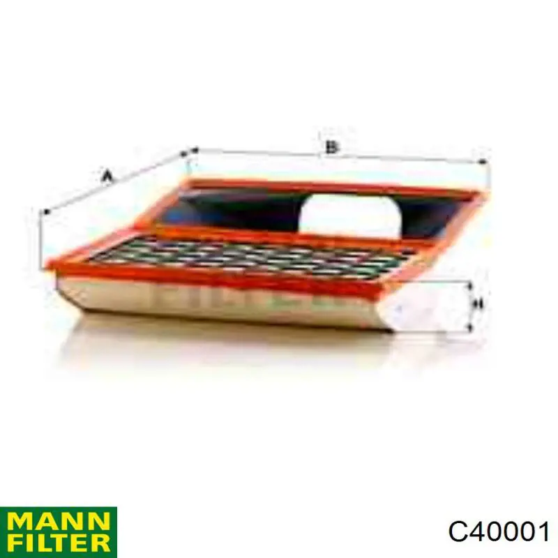 C40001 Mann-Filter воздушный фильтр