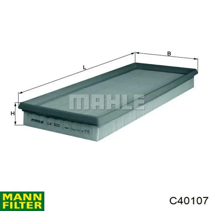 Элемент воздушного фильтра Mann-Filter C40107 цена, от 4.97 USD