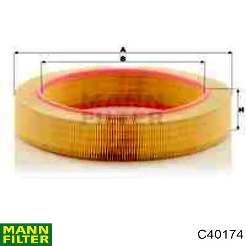 Купить C40174 Mann-Filter Автомобильный фильтр воздуха