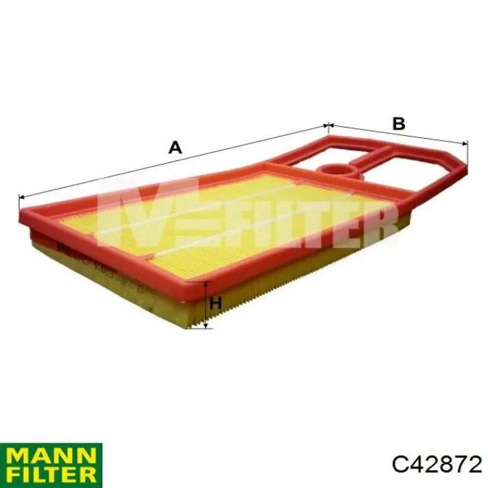 Воздушный фильтр C42872 Mann-Filter