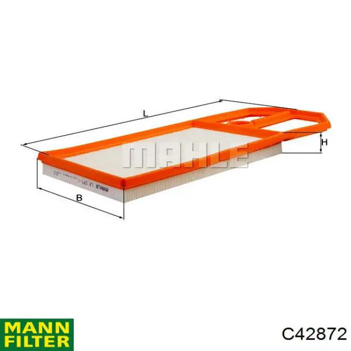 Элемент воздушного фильтра Mann-Filter C42872 цена, от 15.98 USD