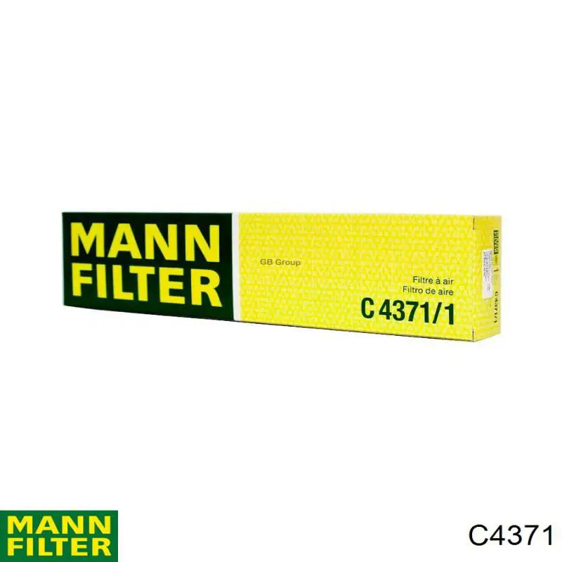 C4371 Mann-Filter Воздушный фильтр двигателя