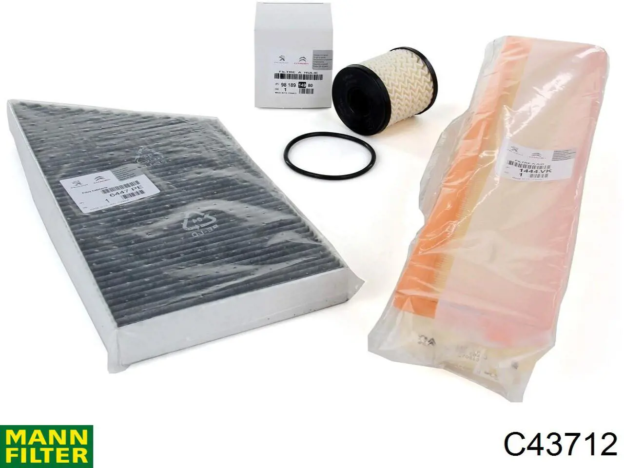 Купить C43712 Mann-Filter Автомобильный фильтр воздуха