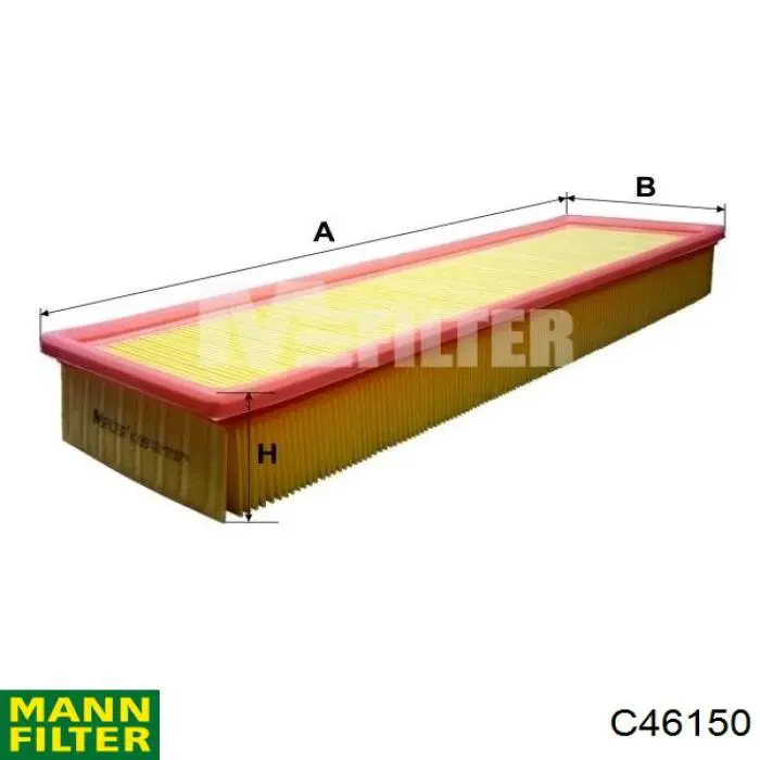 Купить C46150 Mann-Filter Автомобильный фильтр воздуха