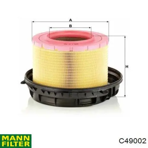 Купить C49002 Mann-Filter Автомобильный фильтр воздуха