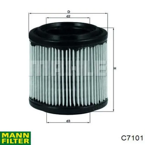 C7101 Mann-Filter Воздушный фильтр двигателя