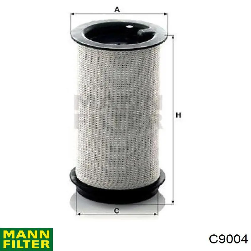 Фильтр воздушный компрессора подкачки (амортизаторов) Mann-Filter C9004 цена, от 14.18 USD