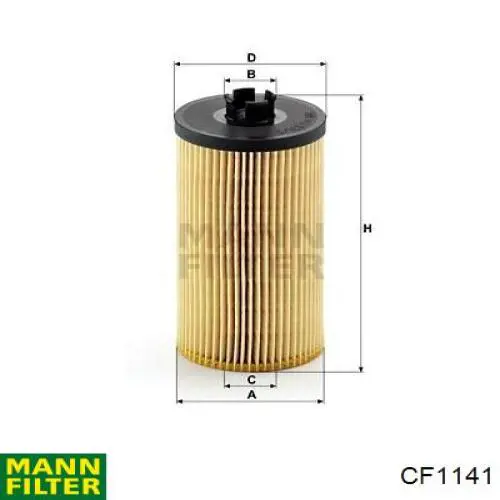 Воздушный фильтр CF1141 Mann-Filter