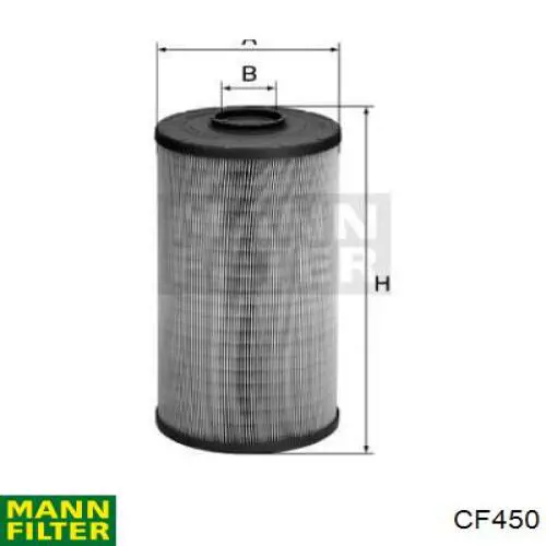 Купить CF450 Mann-Filter Автомобильный фильтр воздуха