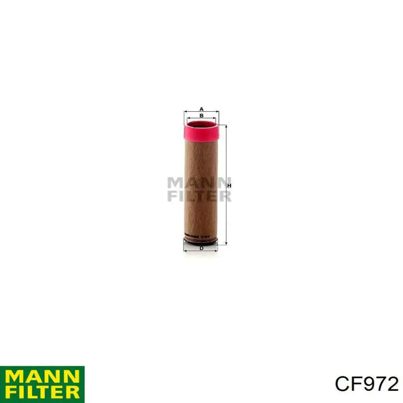 CF972 Mann-Filter воздушный фильтр