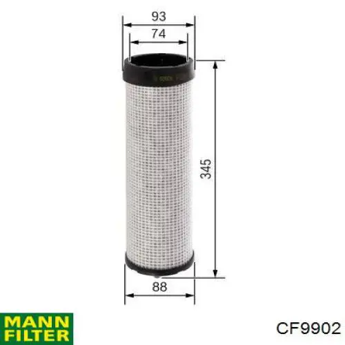 Элемент воздушного фильтра Mann-Filter CF9902 цена, от 19.45 USD