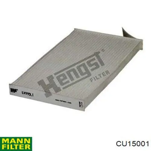 Filtro de habitáculo CU15001 Mann-Filter