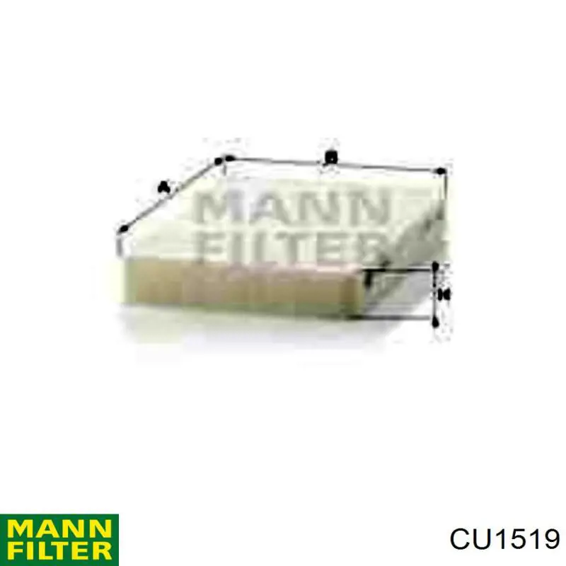 Filtro de habitáculo CU1519 Mann-Filter