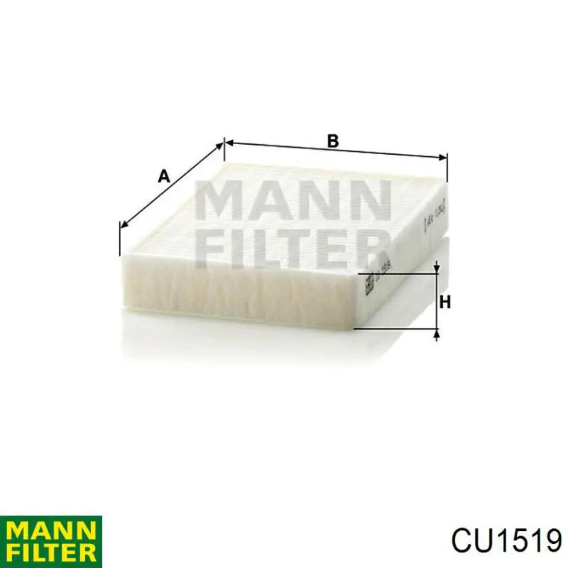 Фильтр пылевой CU1519 MANN