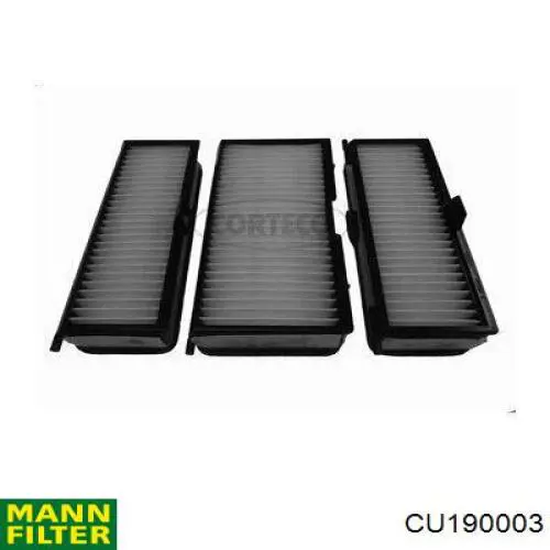 Купить CU190003 Mann-Filter Фильтр салона угольный