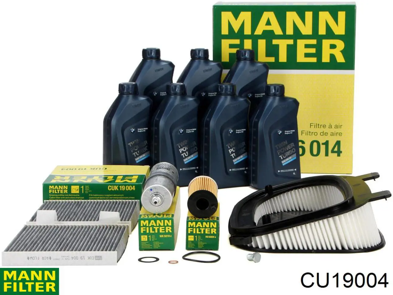 Купить CU19004 Mann-Filter Фильтр салона угольный