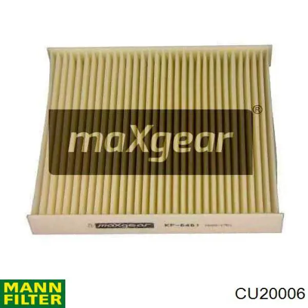 Filtro de habitáculo CU20006 Mann-Filter