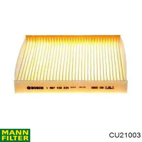 Filtro de habitáculo CU21003 Mann-Filter