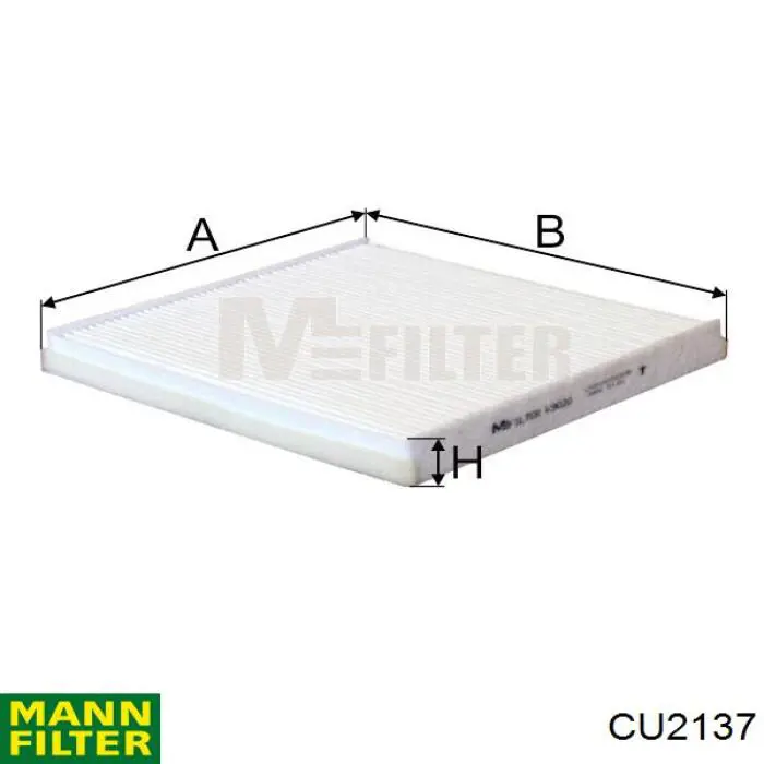 Воздушный фильтр салона Mann-Filter CU2137