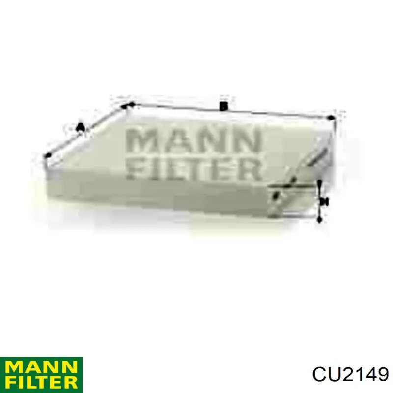 Filtro de habitáculo CU2149 Mann-Filter