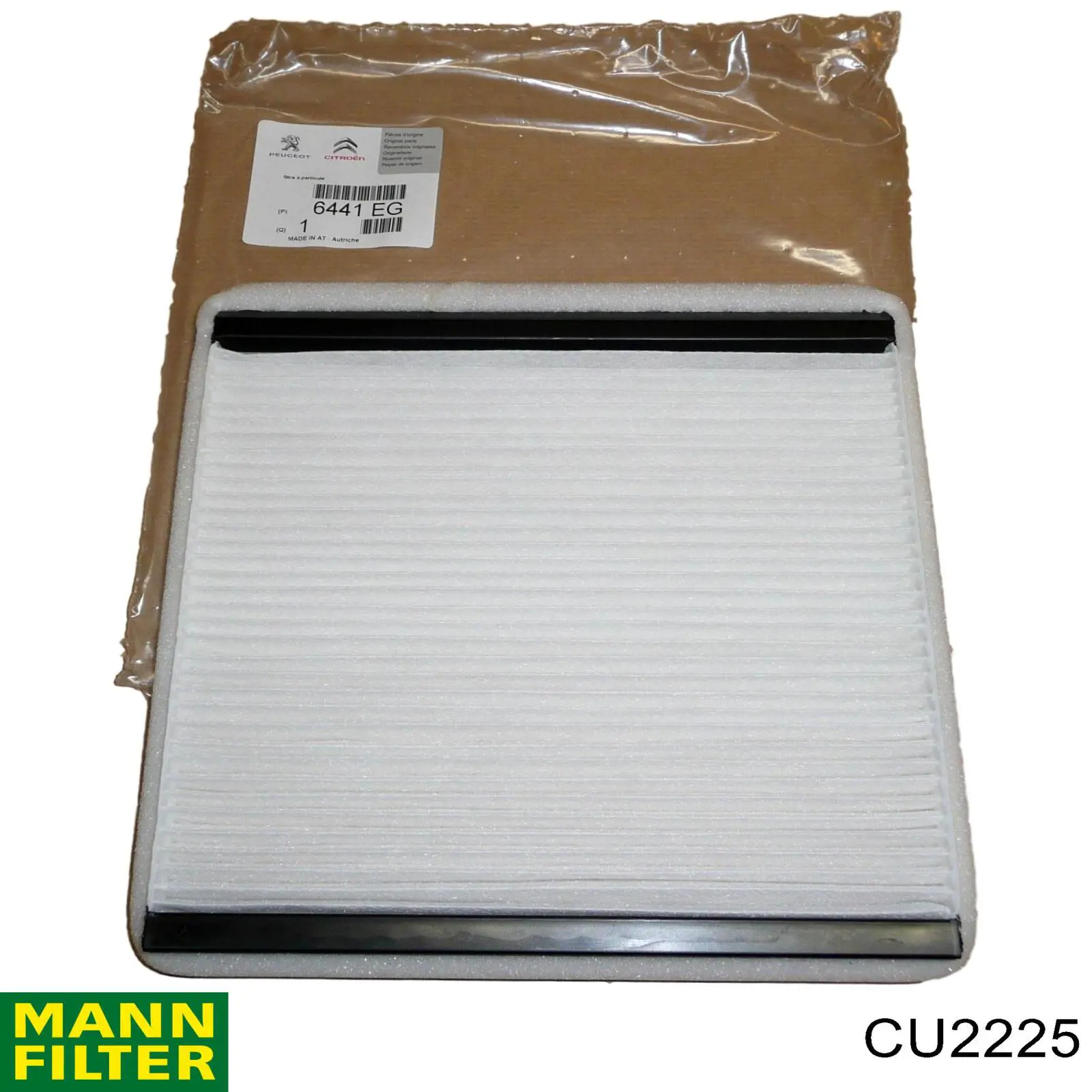 Filtro de habitáculo CU2225 Mann-Filter