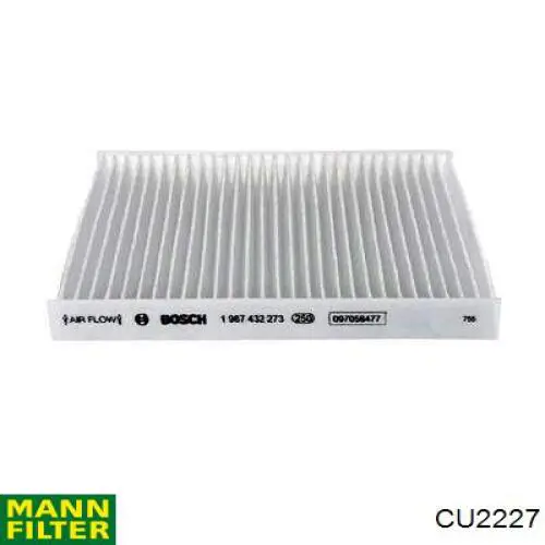 Фильтр воздушный отопителя Mann-Filter CU2227 цена, от 14.77 USD