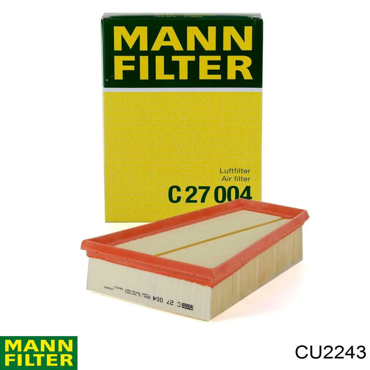 Воздушный фильтр салона Mann-Filter CU2243
