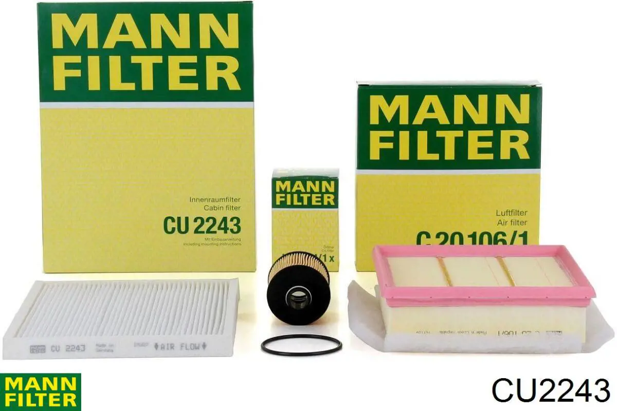 Фильтр салона CU2243 Mann-Filter
