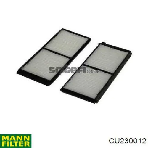 Фильтр воздушный отопителя Mann-Filter CU230012 цена, от 16.70 USD