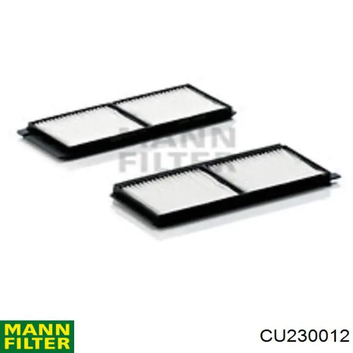 CU230012 Mann-Filter фильтр салона