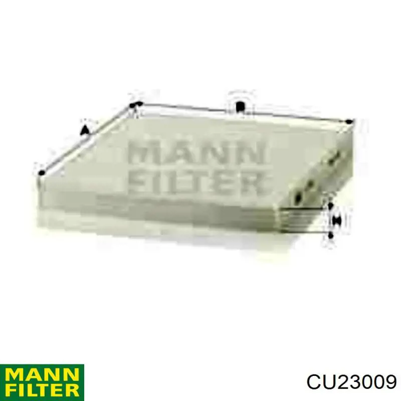 Фильтр салона CU23009 Mann-Filter