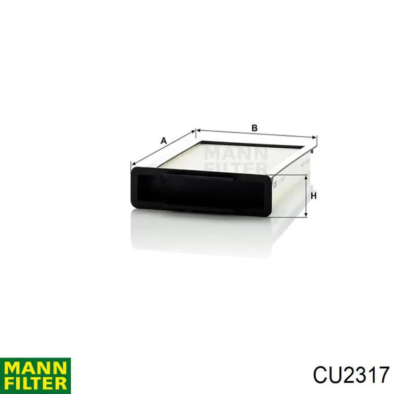CU2317 Mann-Filter фильтр салона