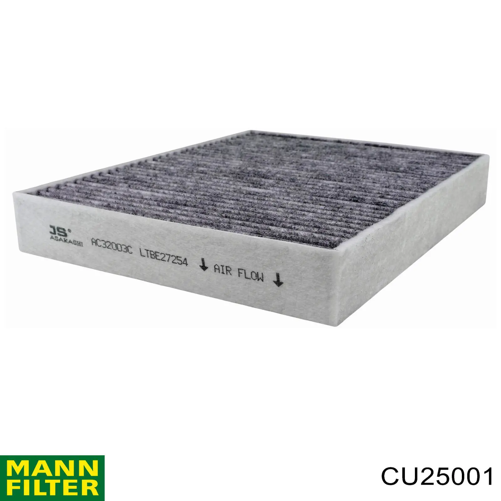 Фильтр воздушный отопителя Mann-Filter CU25001 цена, от 23.47 USD