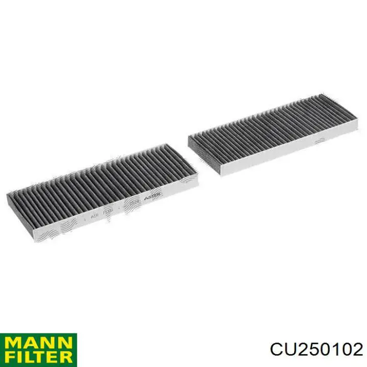 Купить CU250102 Mann-Filter Фильтр салона угольный