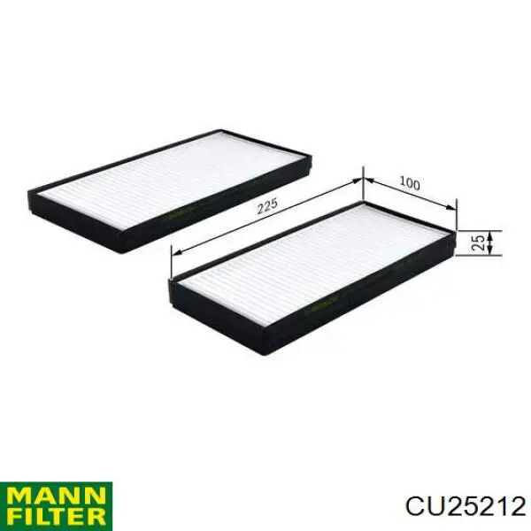 Фильтр салона CU25212 Mann-Filter