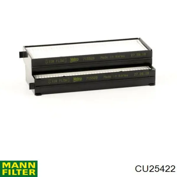 Фильтр воздушный отопителя Mann-Filter CU25422 цена, от 9.50 USD
