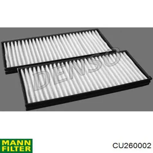 Купить CU260002 Mann-Filter Фильтр салона угольный