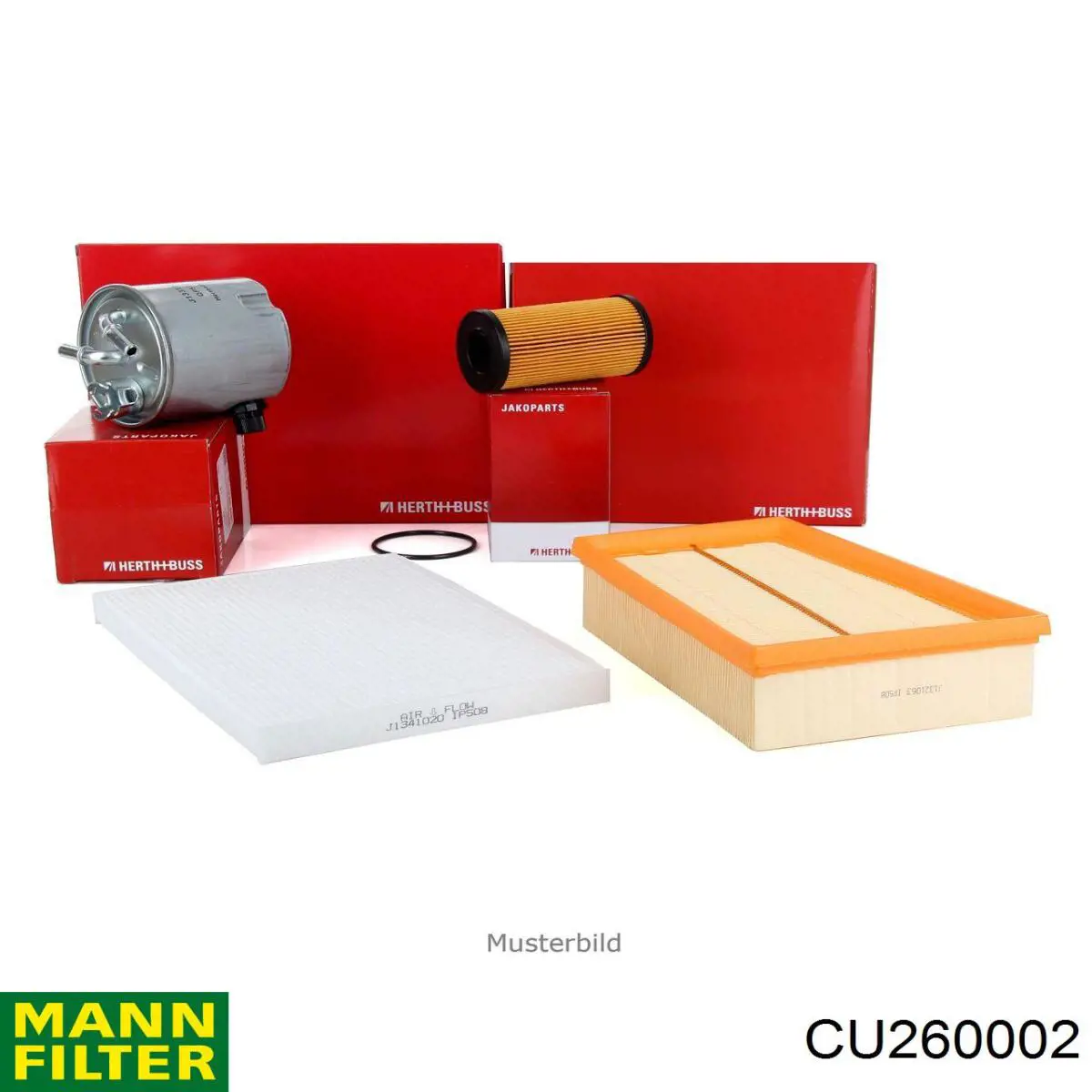 Фильтр воздушный отопителя Mann-Filter CU260002 цена, от 9.44 USD