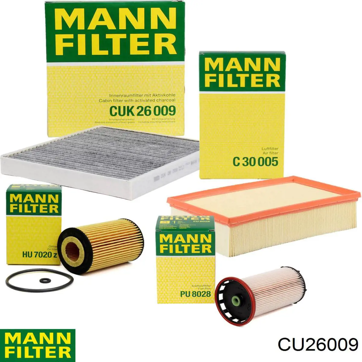 Фильтр салона CU26009 Mann-Filter