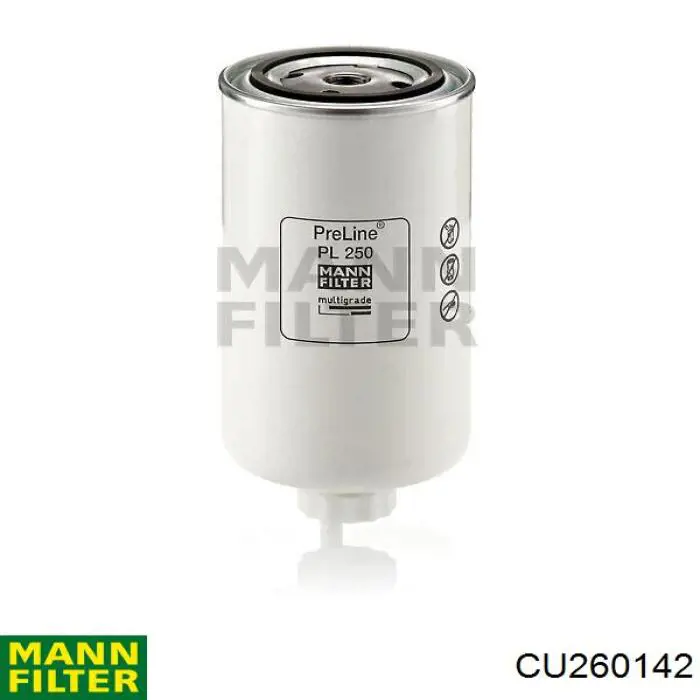 Фильтр салона CU260142 Mann-Filter