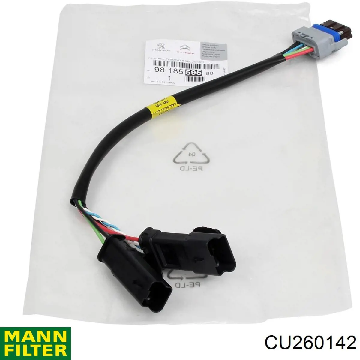 Купить CU260142 Mann-Filter Фильтр салона угольный