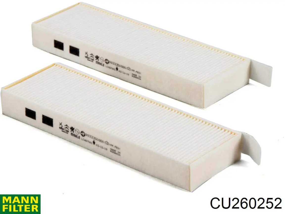 Filtro de habitáculo CU260252 Mann-Filter